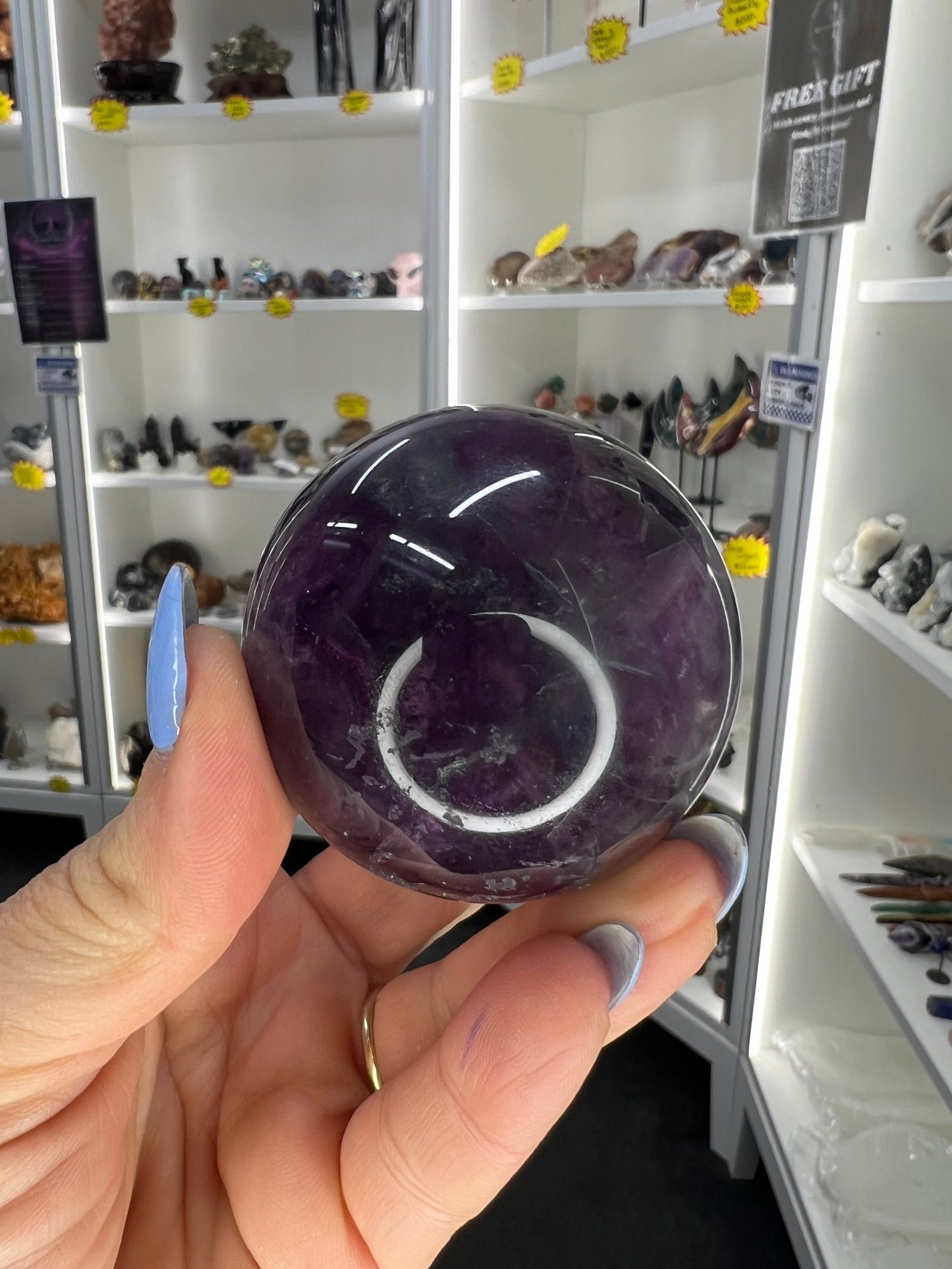 Fluorite Sphere with Stand