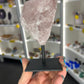 Rose Quartz Rough on Stand