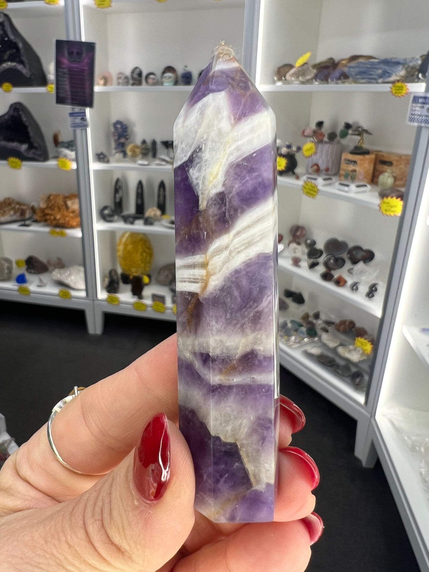 Chevron / Dream Amethyst Tower