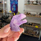 Lepidolite Dinosaur Head