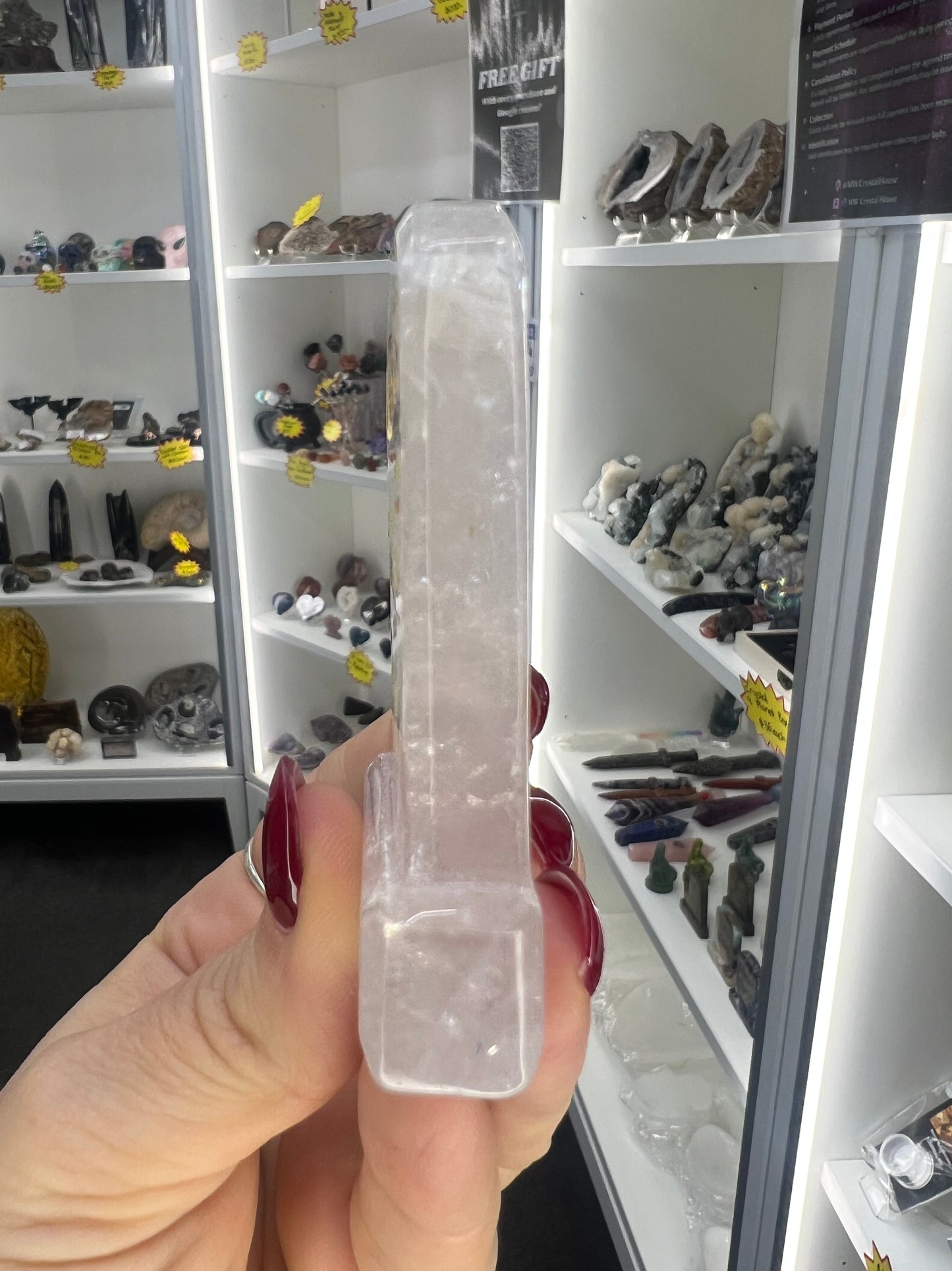 Rose Quartz Tombstone