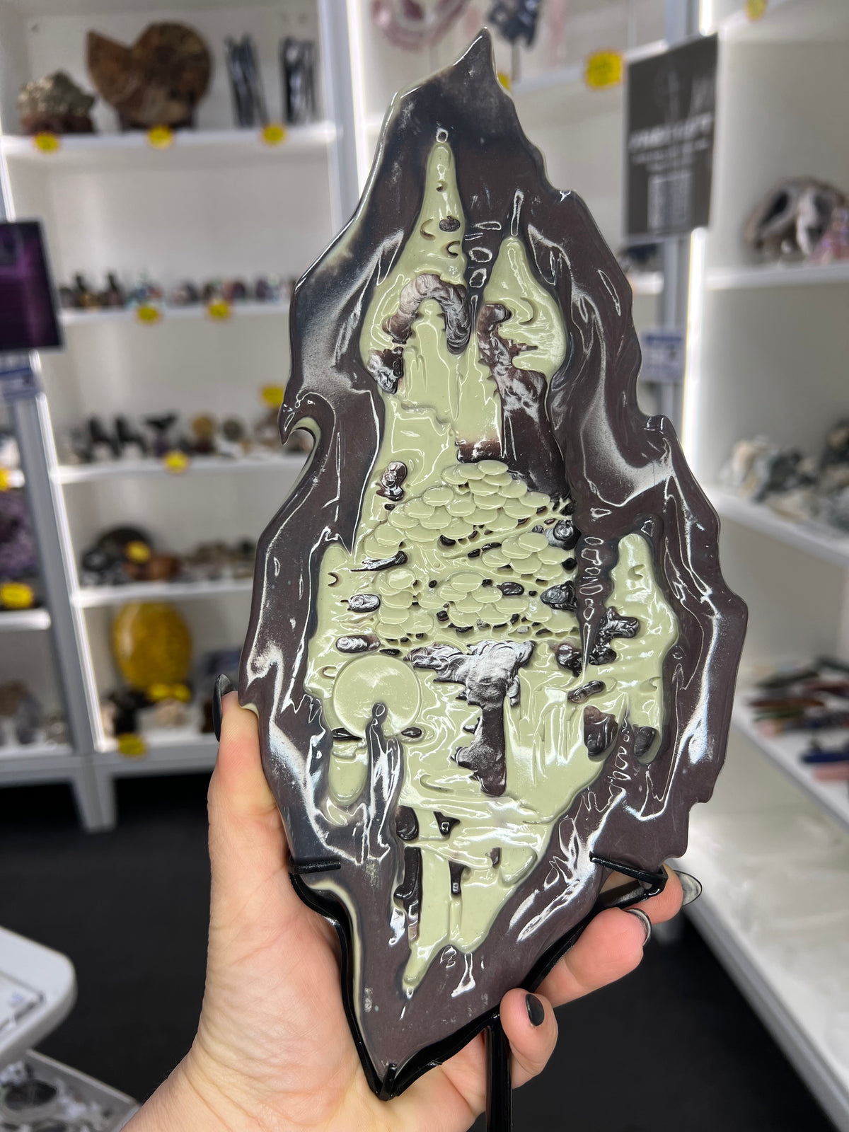 Purple Rope Jasper Landscape