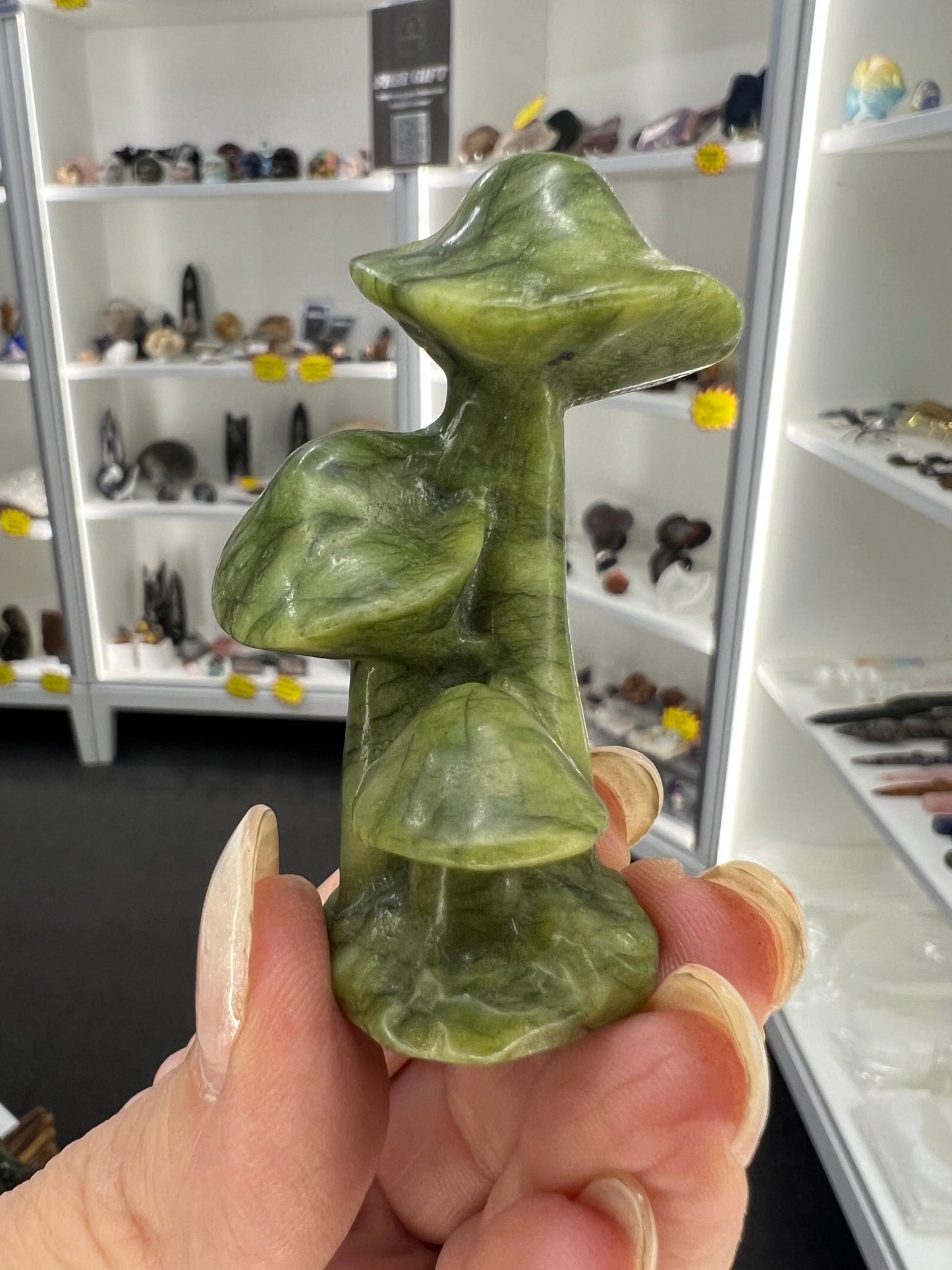 Green Jade Triple Mushroom