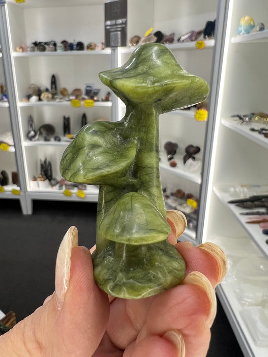 Green Jade Triple Mushroom