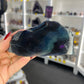 Black Fluorite Slab (UV reactive)
