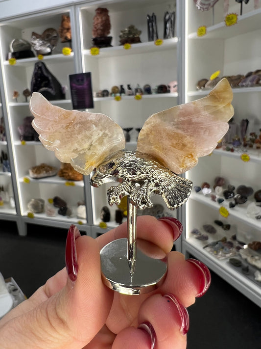 Flower Agate Eagle