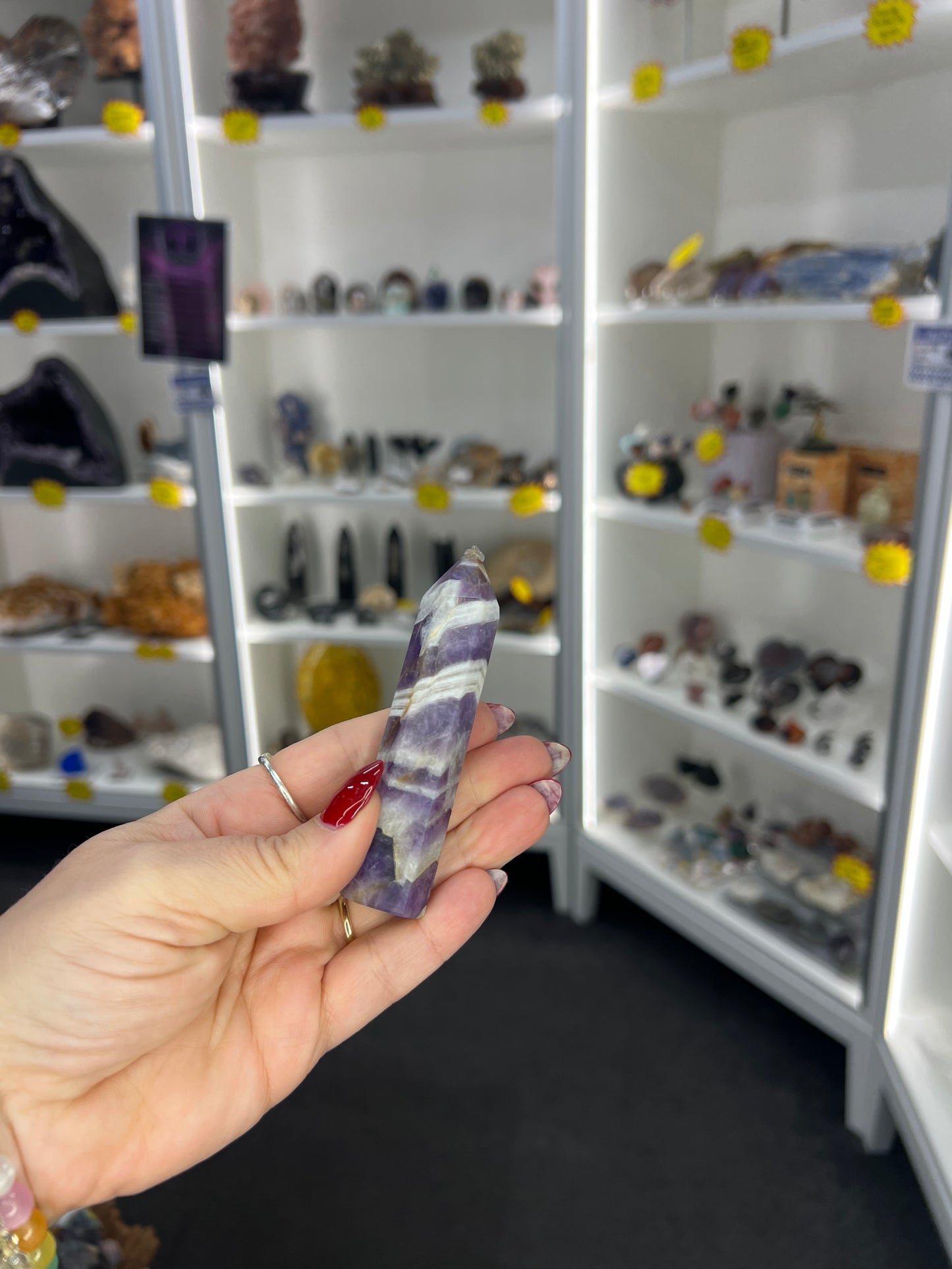 Chevron / Dream Amethyst Tower