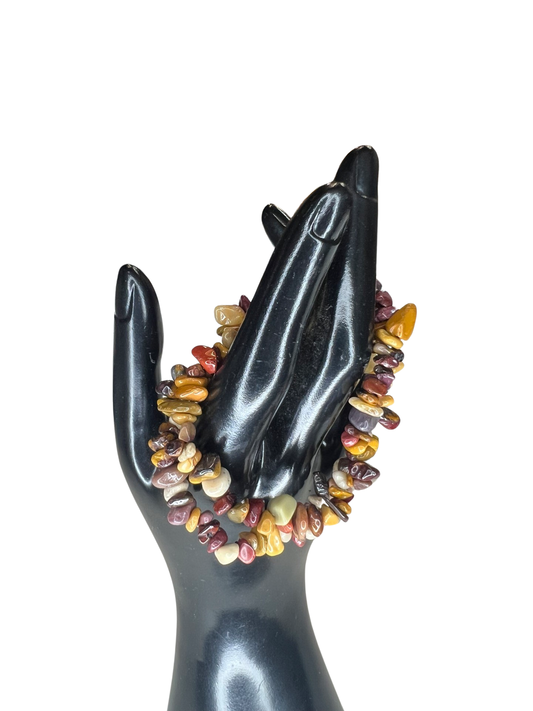 Mookaite Jasper Chip Bracelet