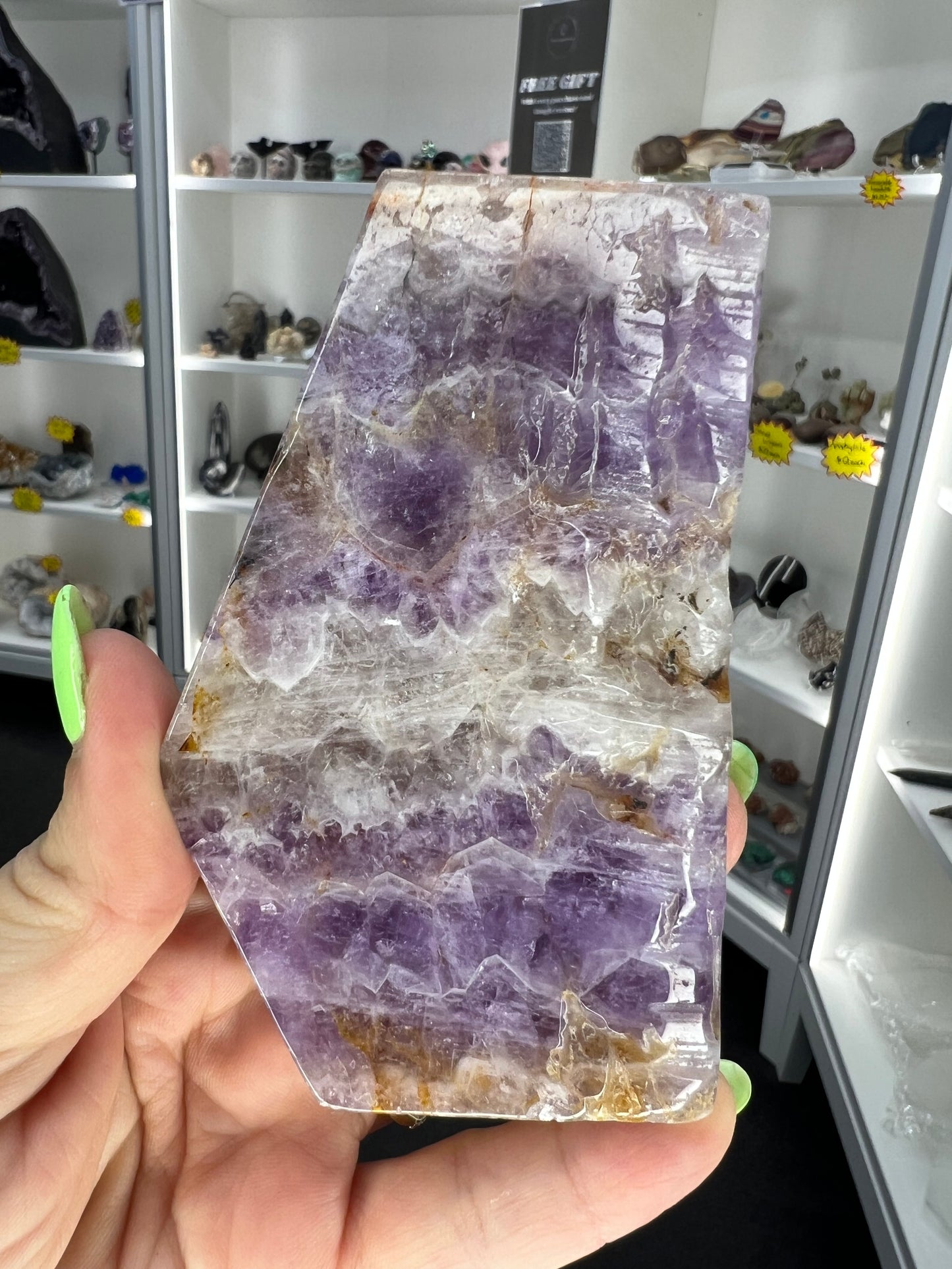 Crazy Lace Amethyst Slab