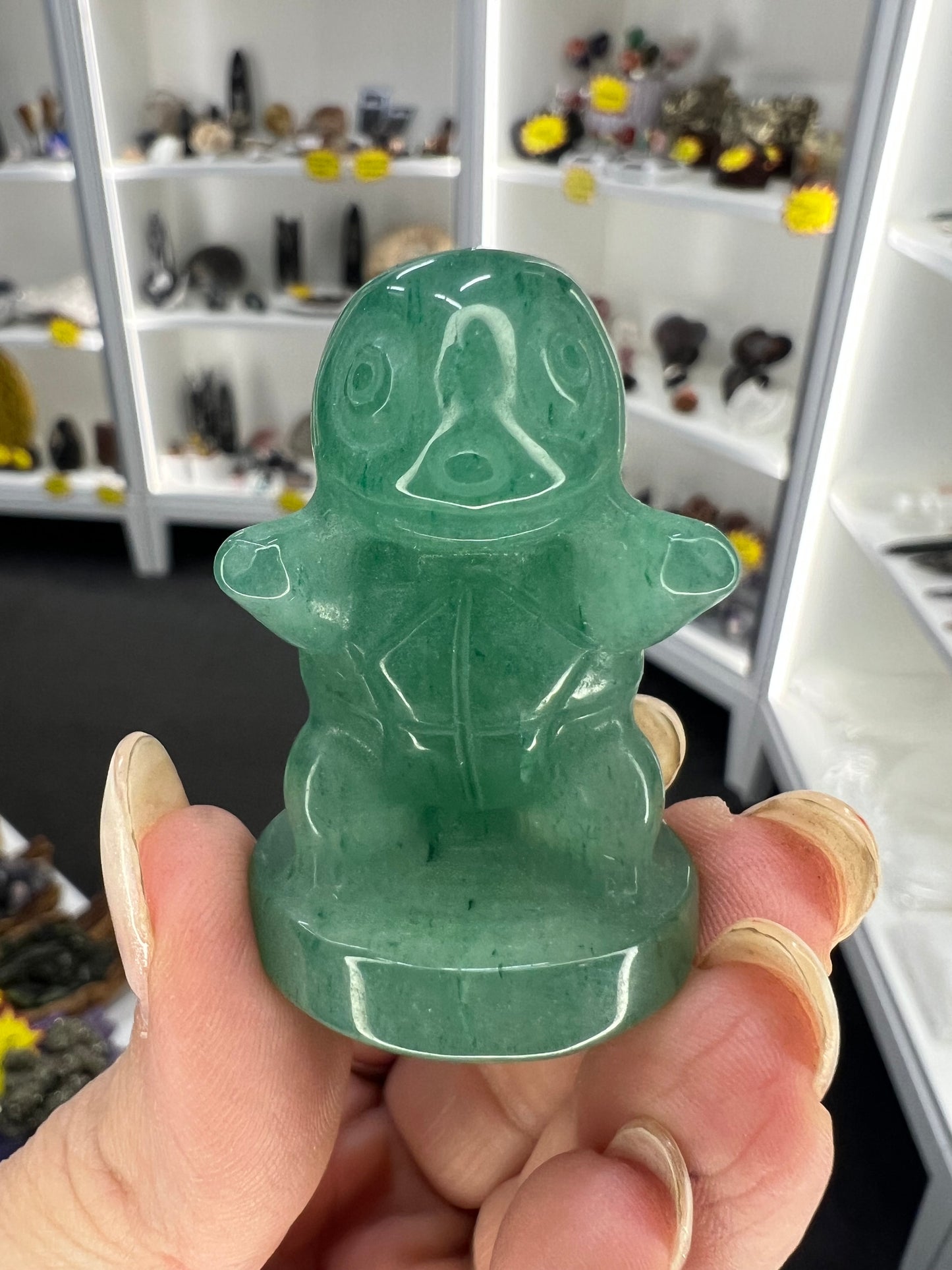 Green Aventurine Character Carving
