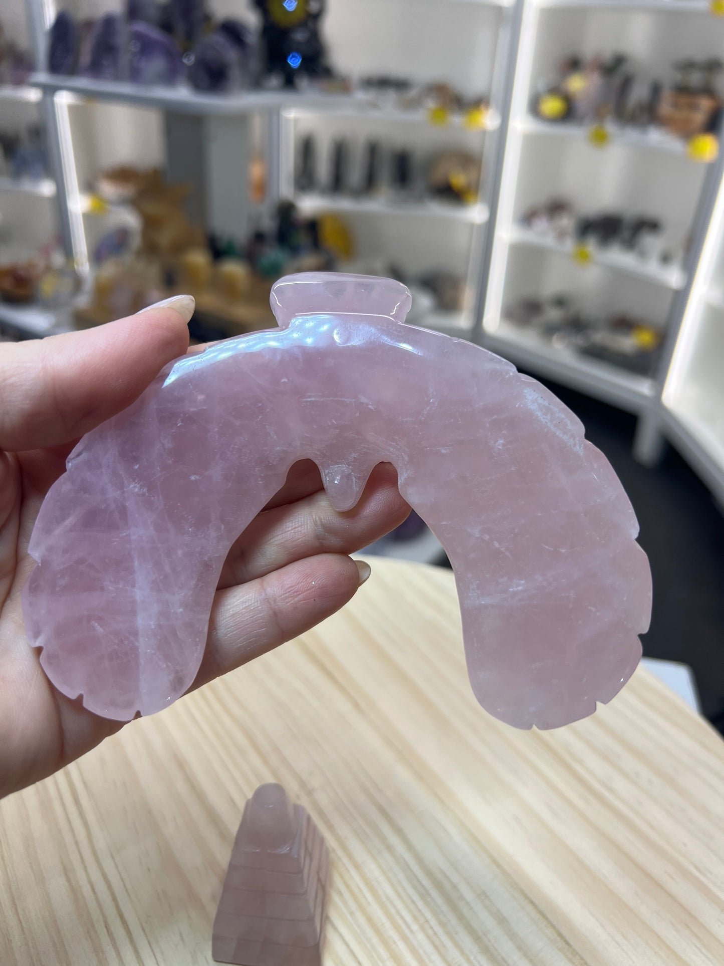 Rose Quartz Eagle