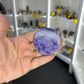 Charoite Disk on Stand