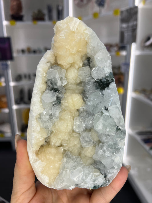 Apophyllite x Stilbite Specimen