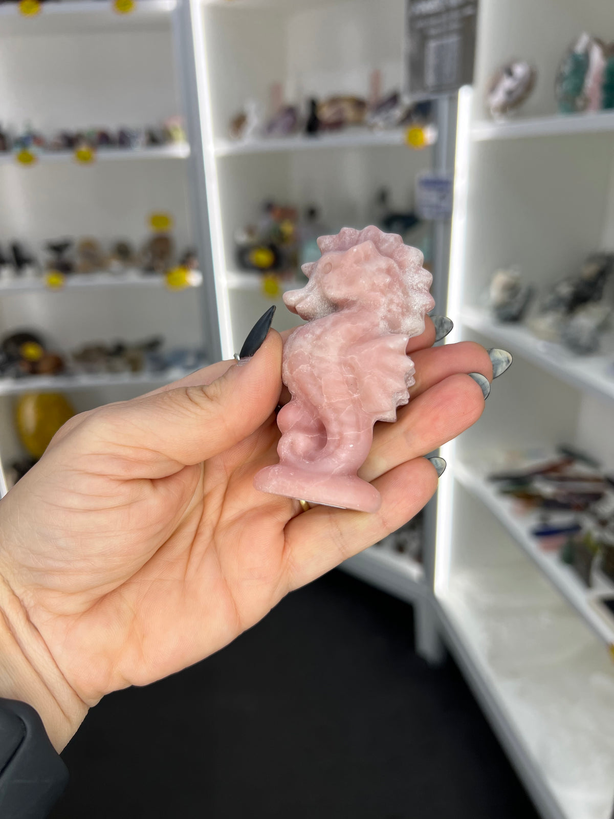 Pink Opal Seahorse