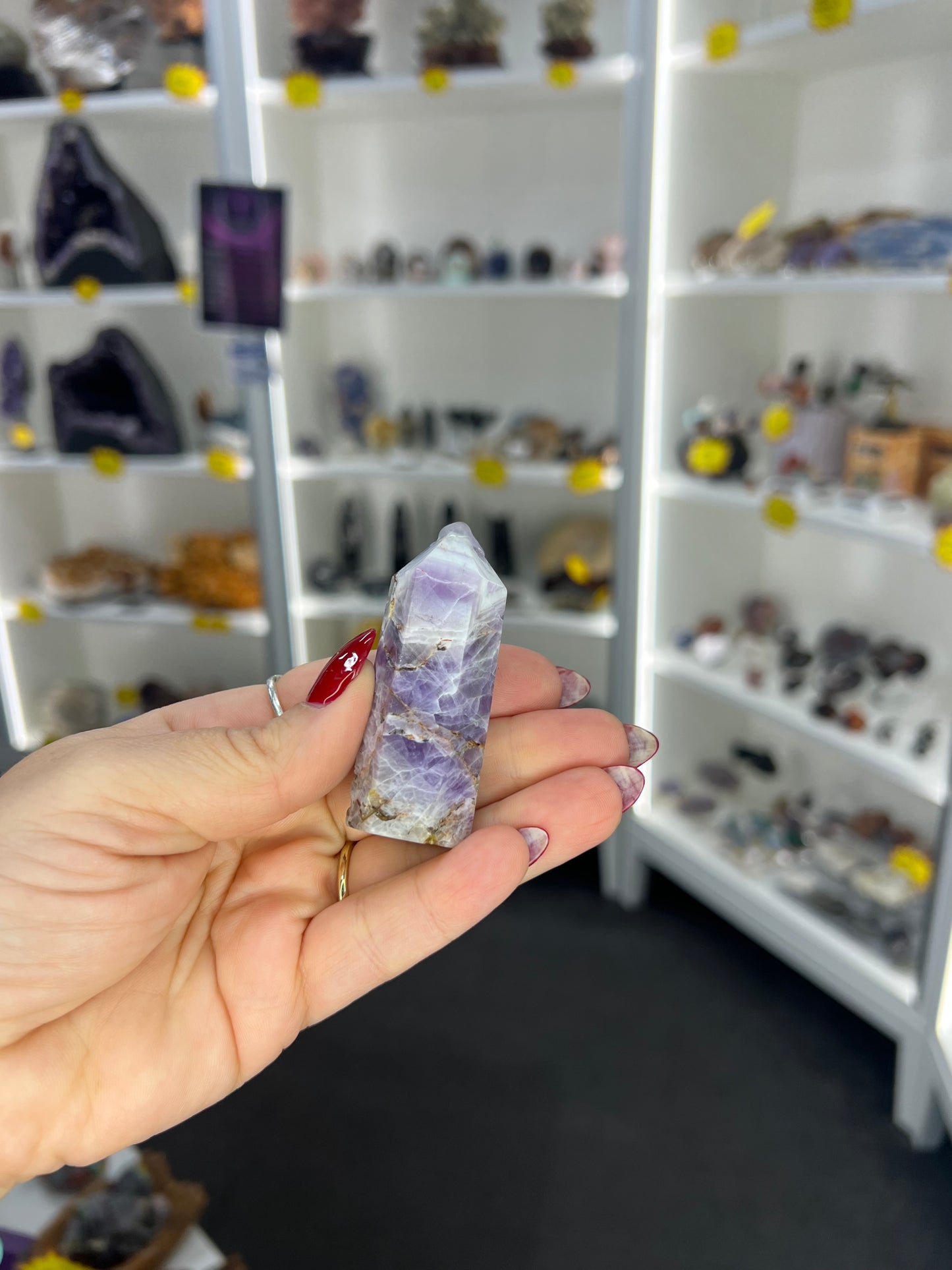 Chevron / Dream Amethyst Tower