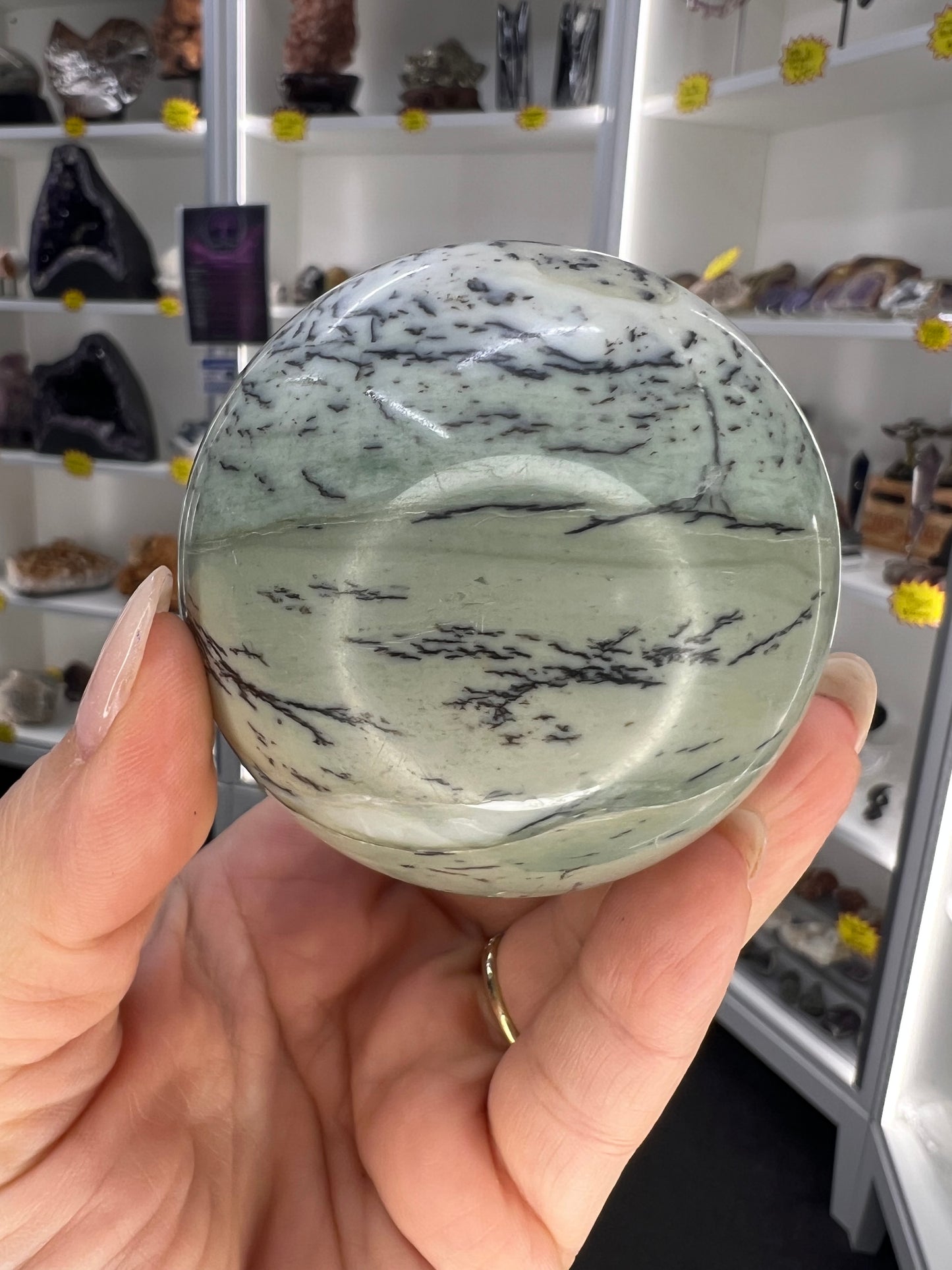Picture Jasper Sphere with Stand