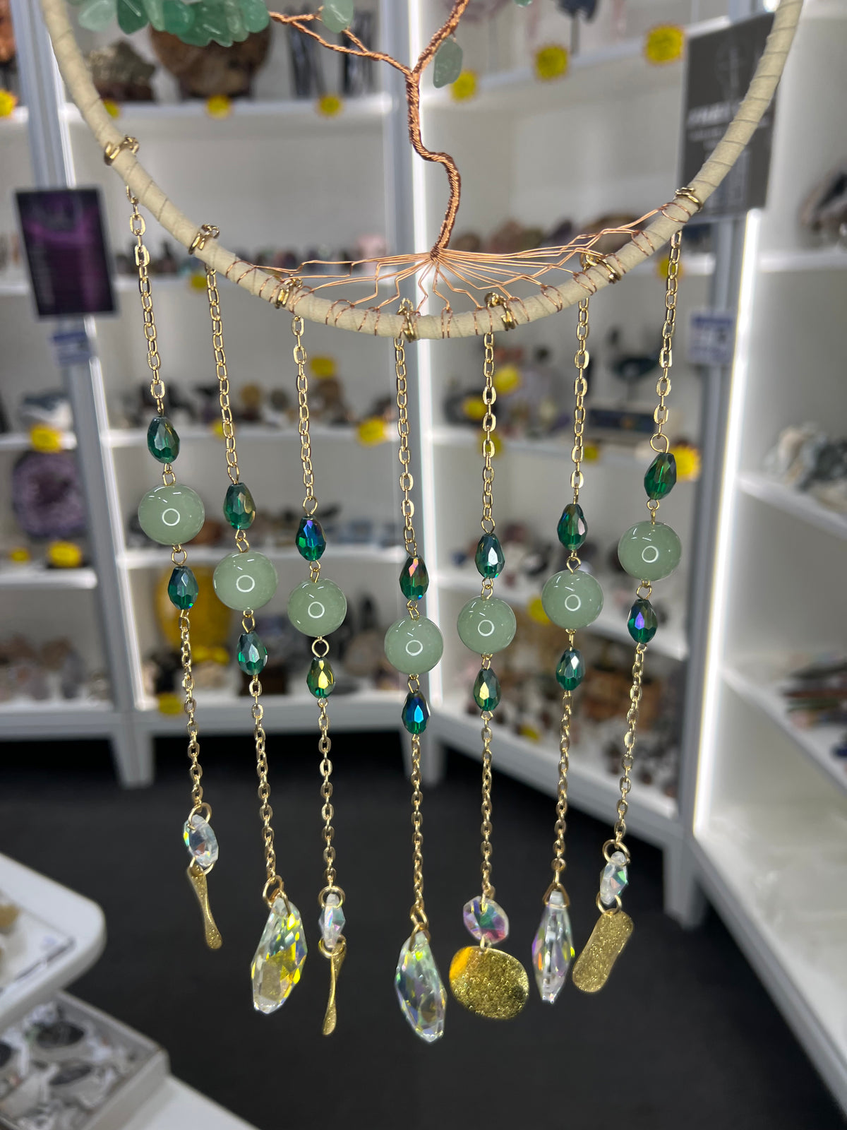 Green Aventurine Suncatcher