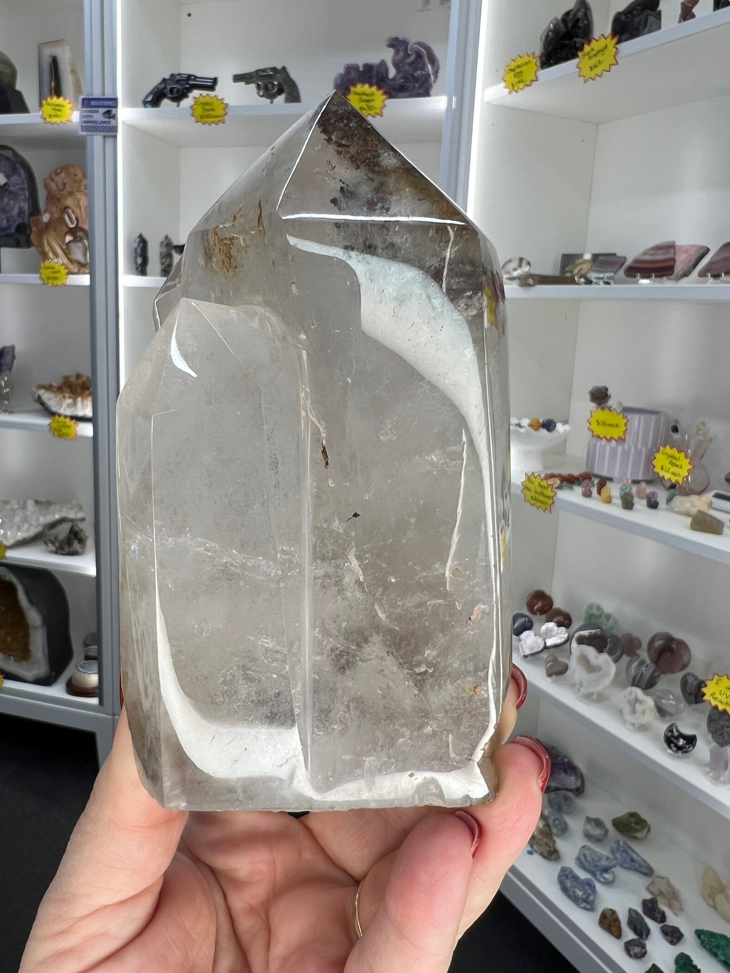 Garden Quartz Triple Point Tower