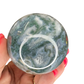Druzy Moss Agate Sphere with Stand