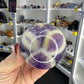 Chevron / Dream Amethyst Sphere with Stand
