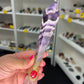 Chevron / Dream Amethyst with Rose Quartz Wand