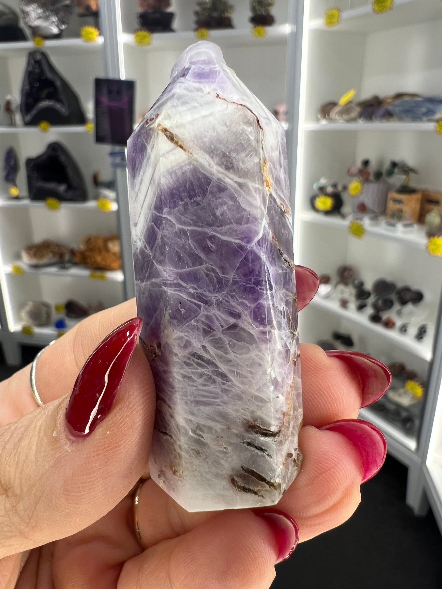 Chevron / Dream Amethyst Tower