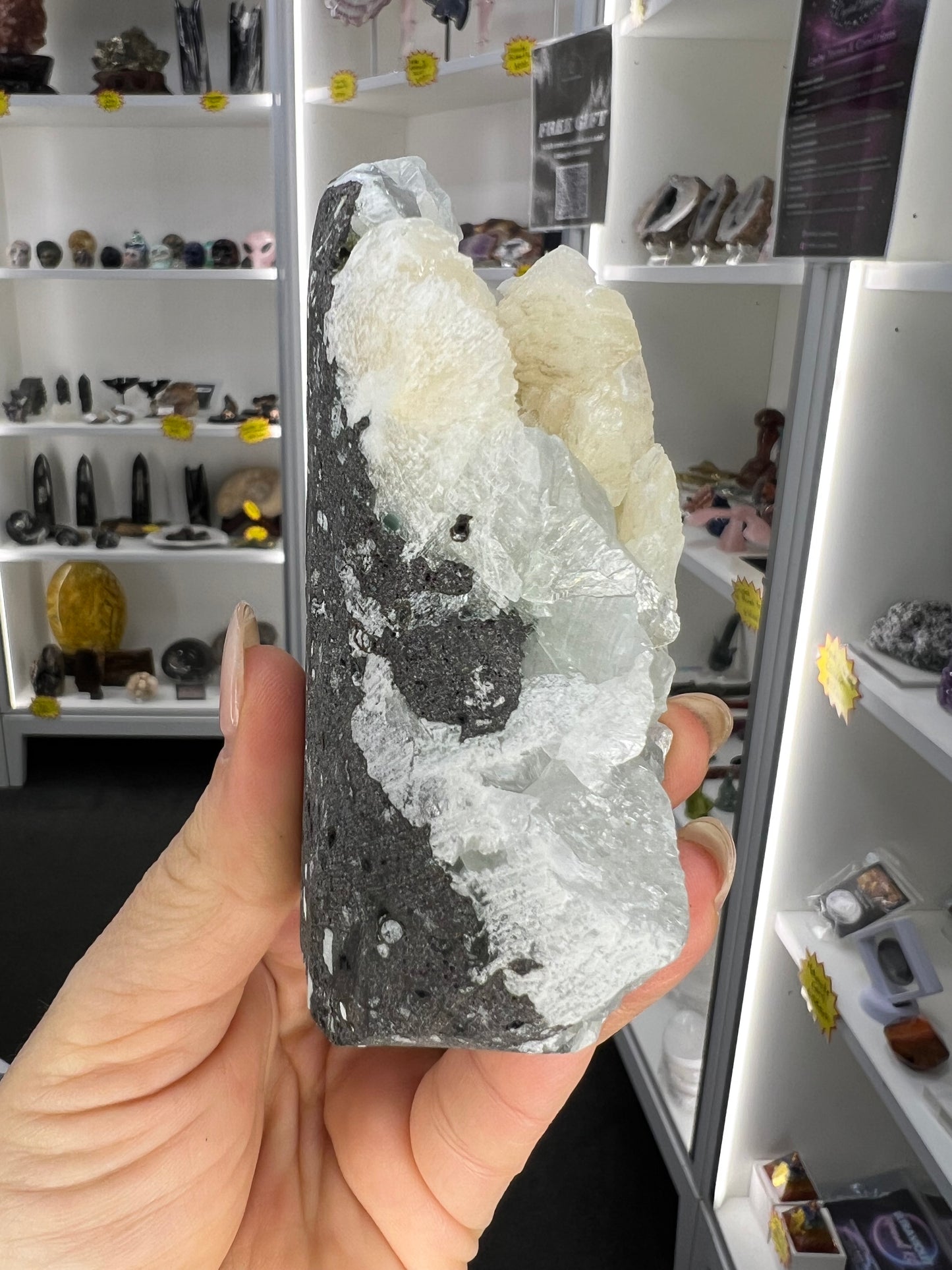 Apophyllite x Stilbite Specimen