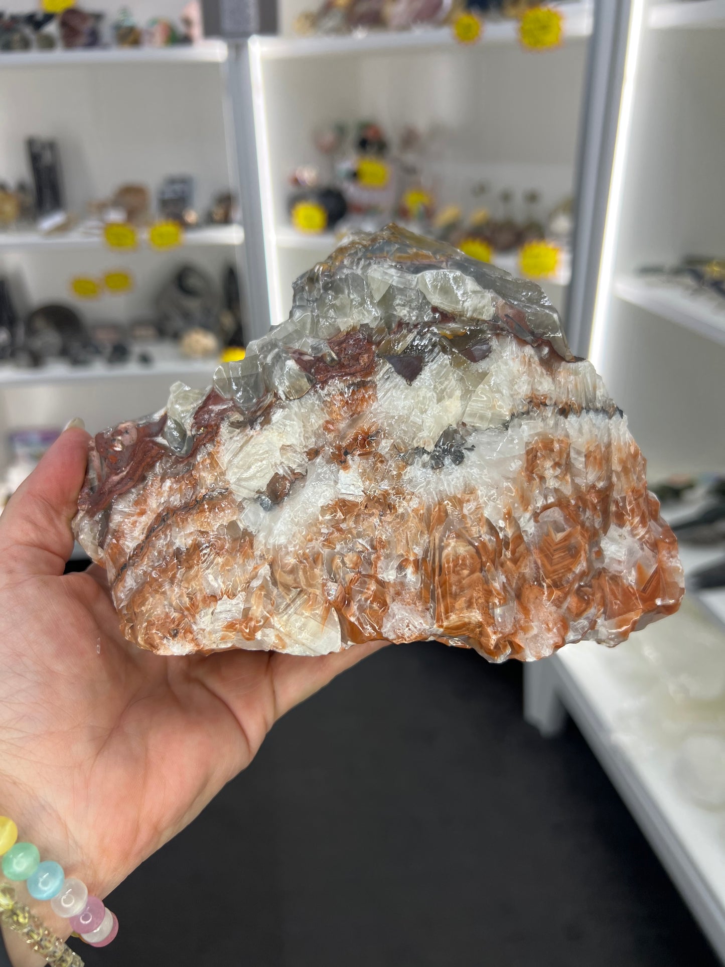 Rainbow Calcite Specimen