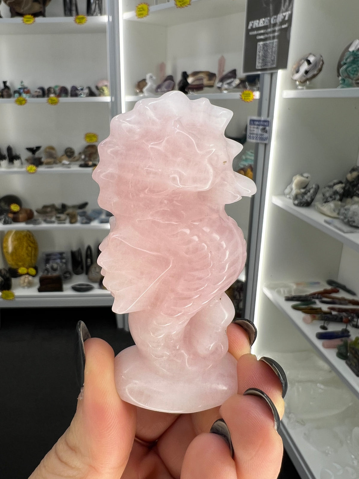 Rose Quartz Seahorse