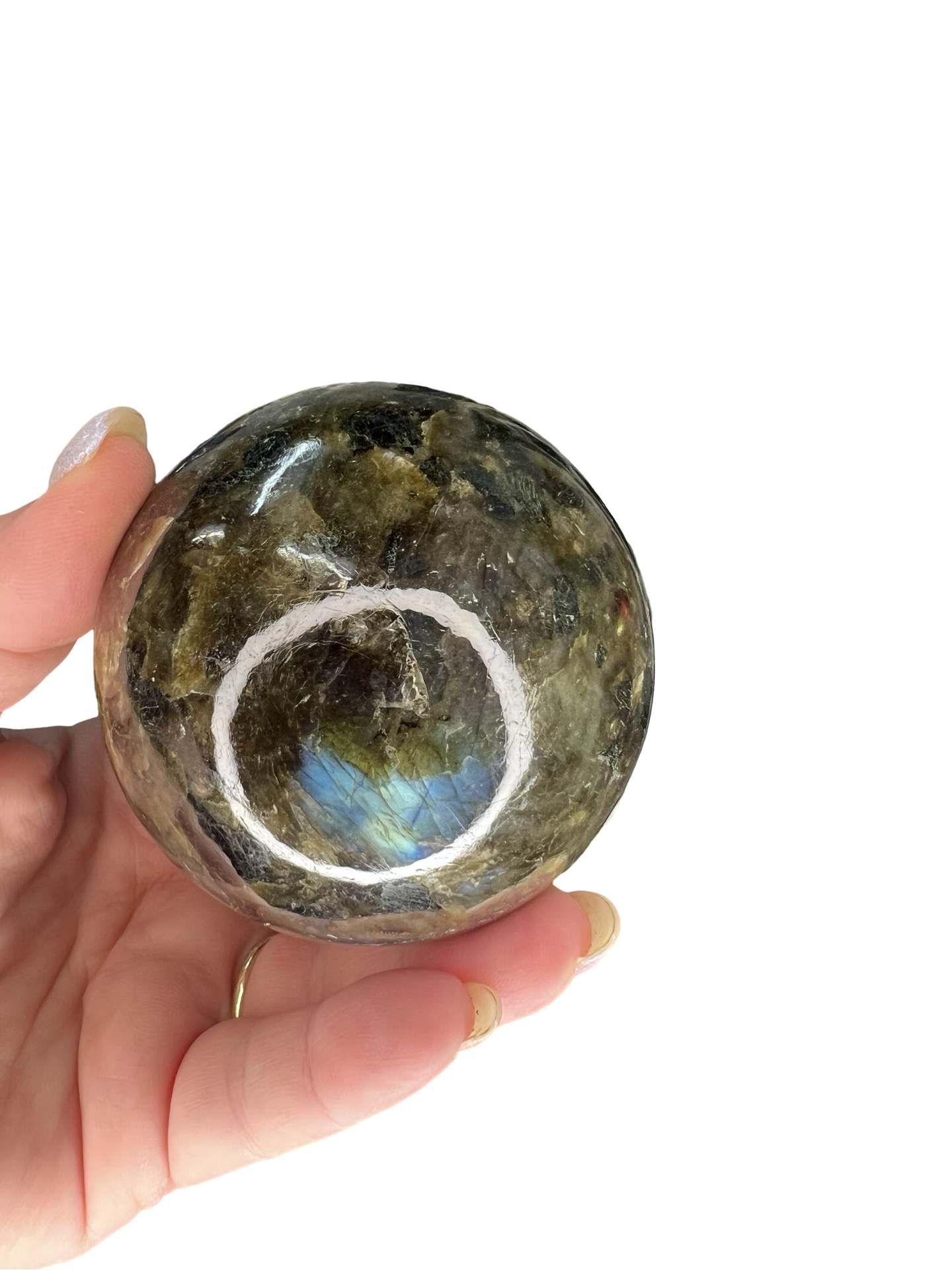 Labradorite Sphere with Stand