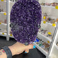Amethyst Cluster on Rotating Stand