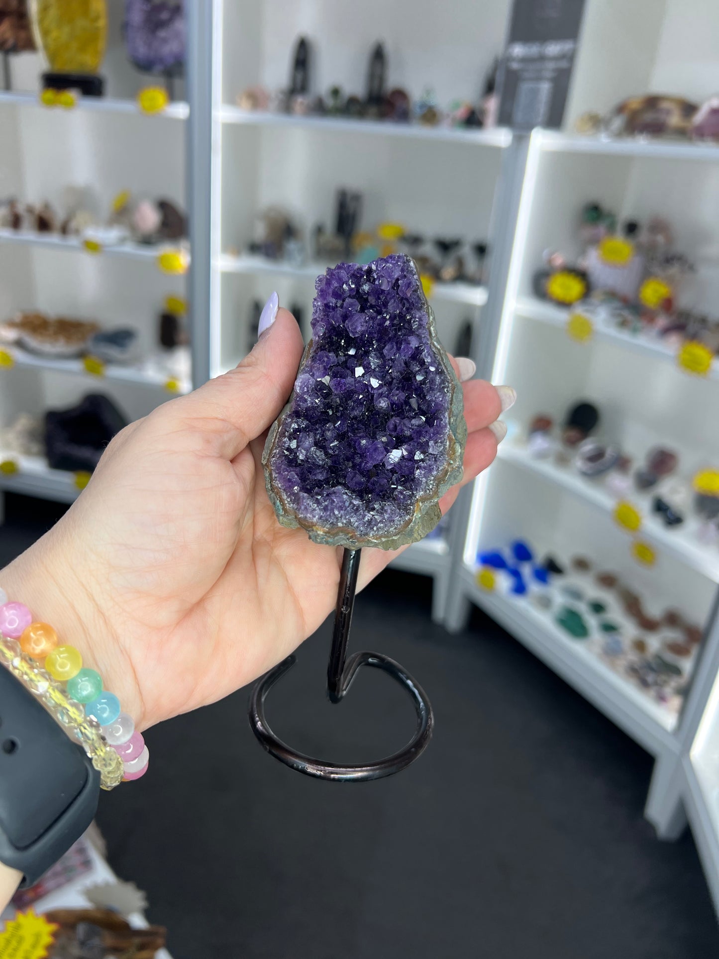 Amethyst Cluster on Stand