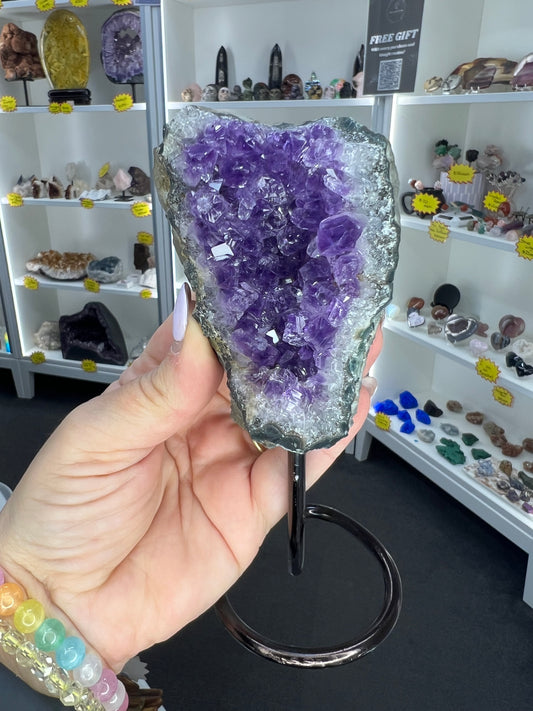 Amethyst Cluster on Stand