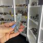 Apophyllite on Blue Chalcedony