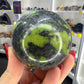 Shungite x Green Opal Sphere on Stand