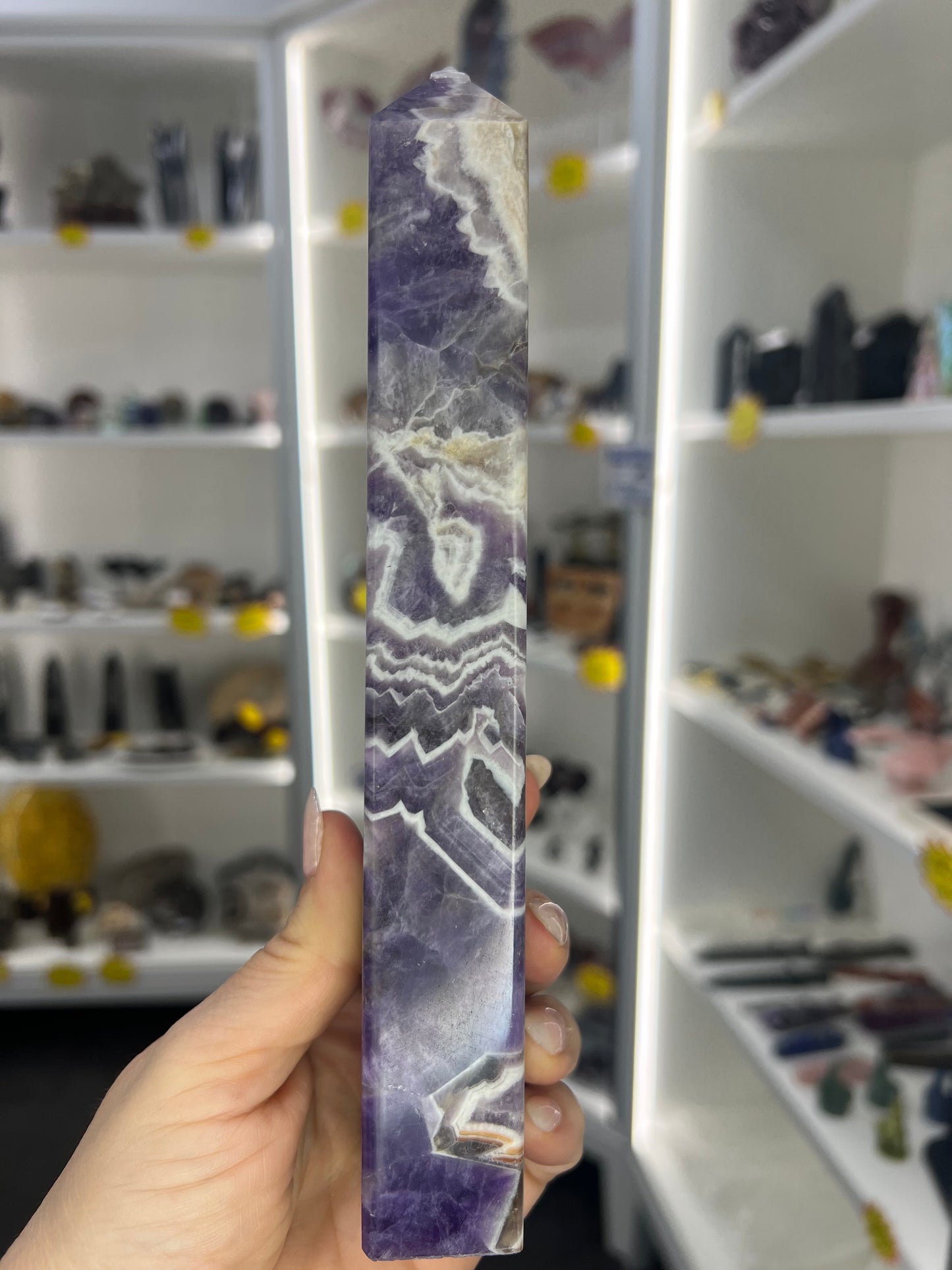 Chevron / Dream Amethyst Tower