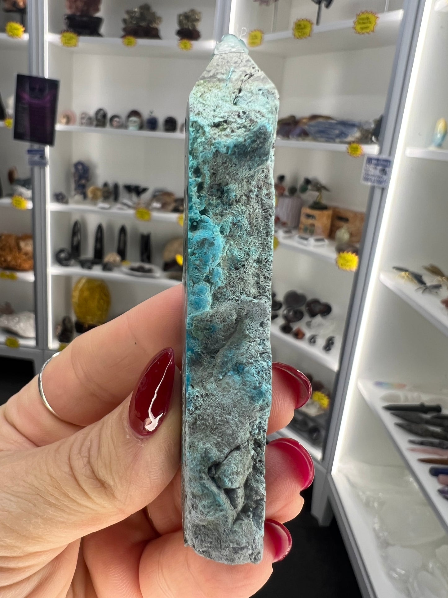 Malachite x Chrysocolla Point