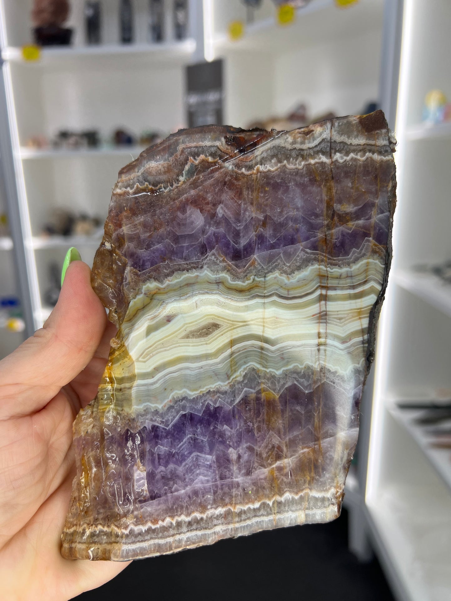 Crazy Lace Amethyst Slab