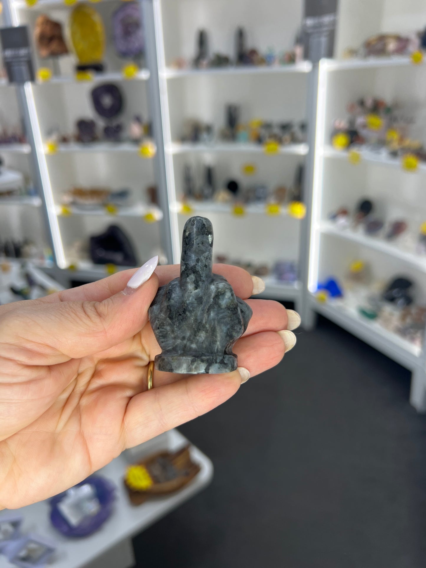 Larvikite Middle Finger