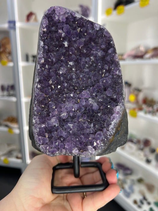 Amethyst Cluster on Stand