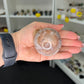 Amethyst x Flower Agate Sphere on Stand