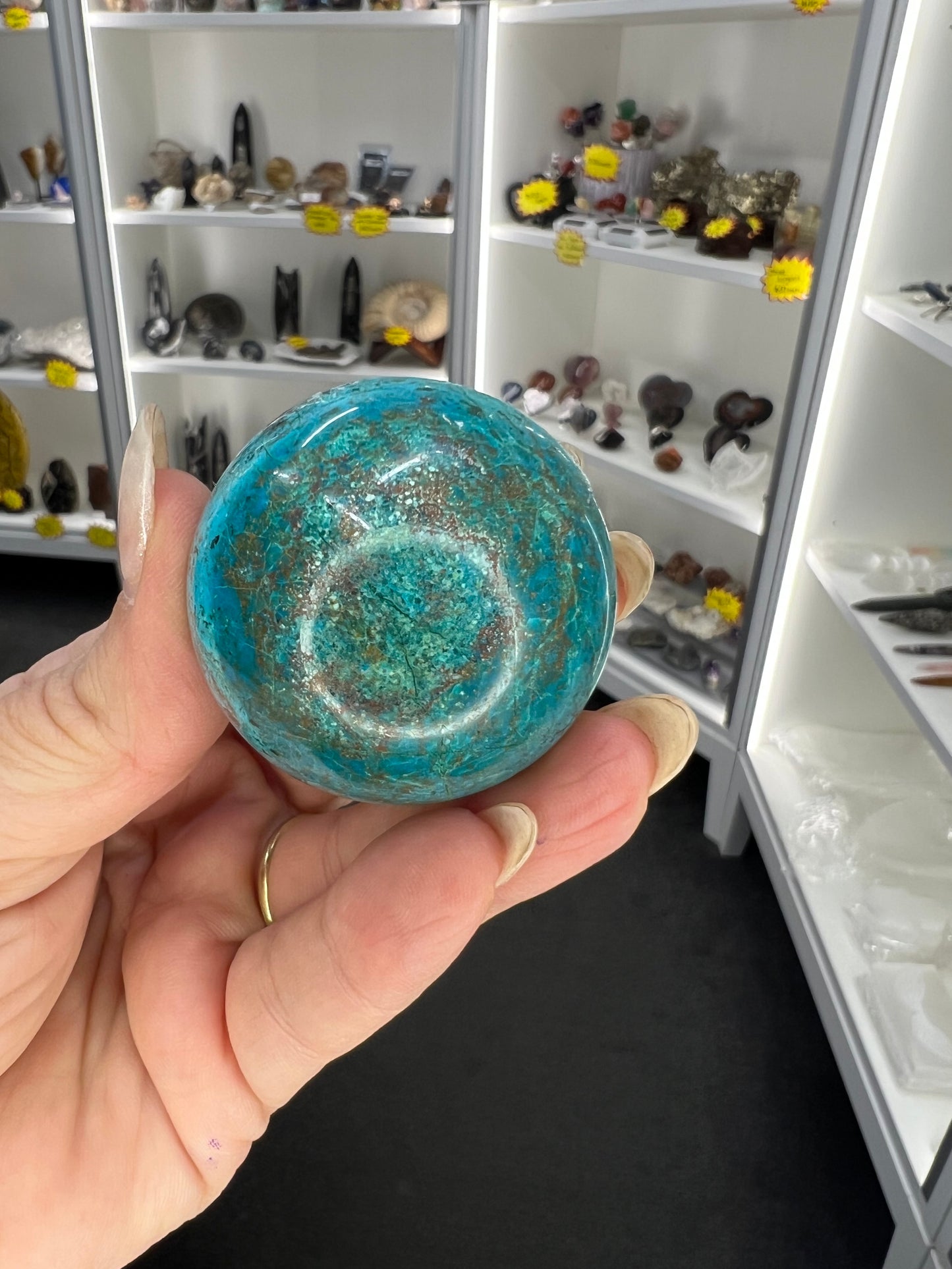Phoenix Turquoise Sphere on Stand