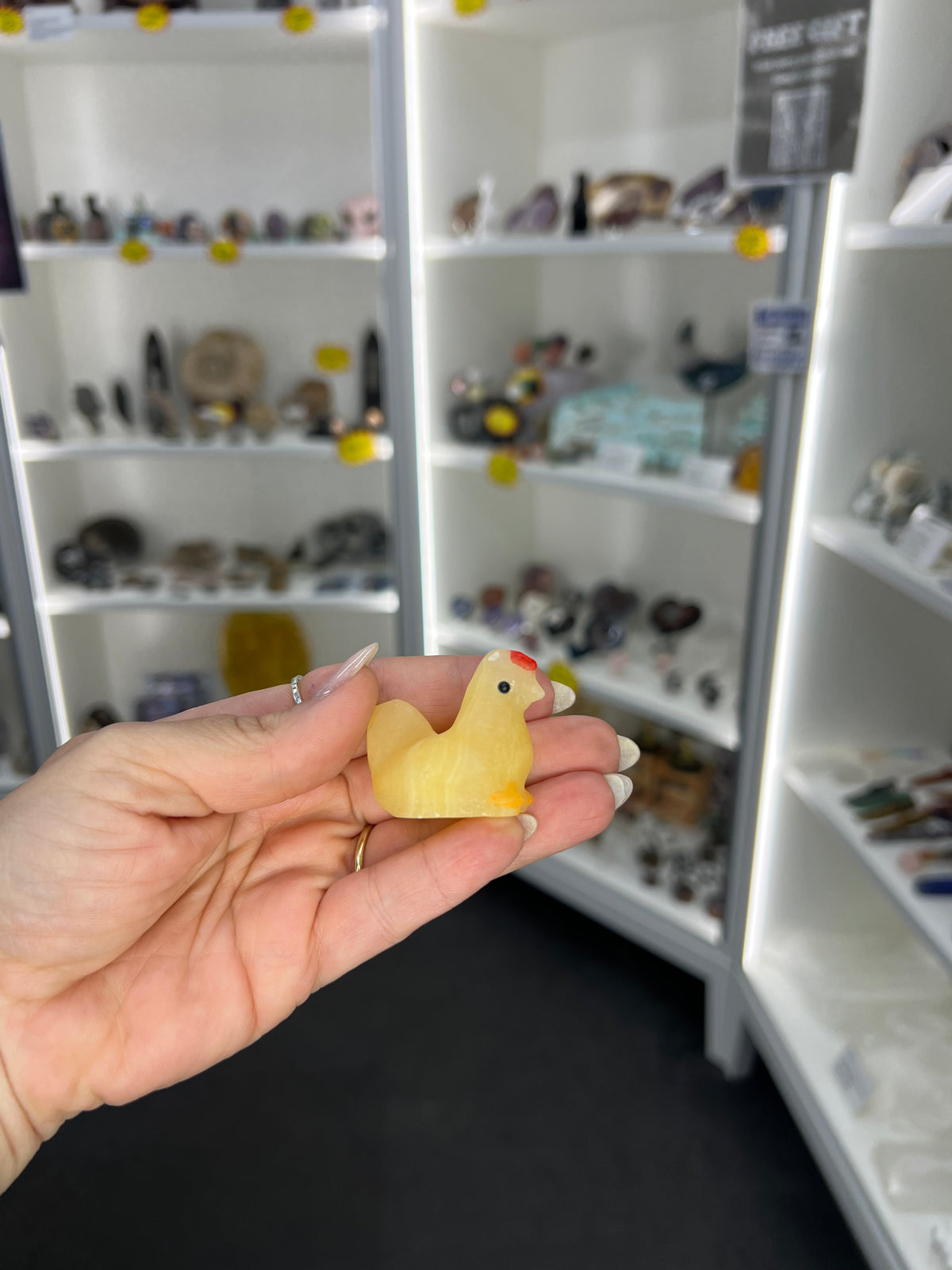 Yellow Calcite Chicken