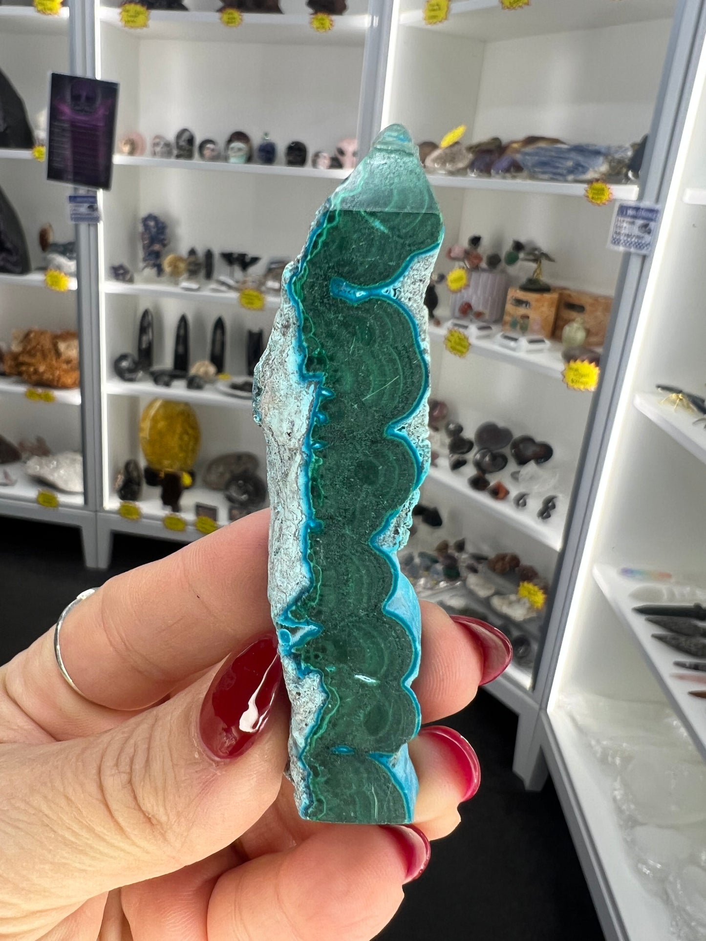 Malachite x Chrysocolla Point