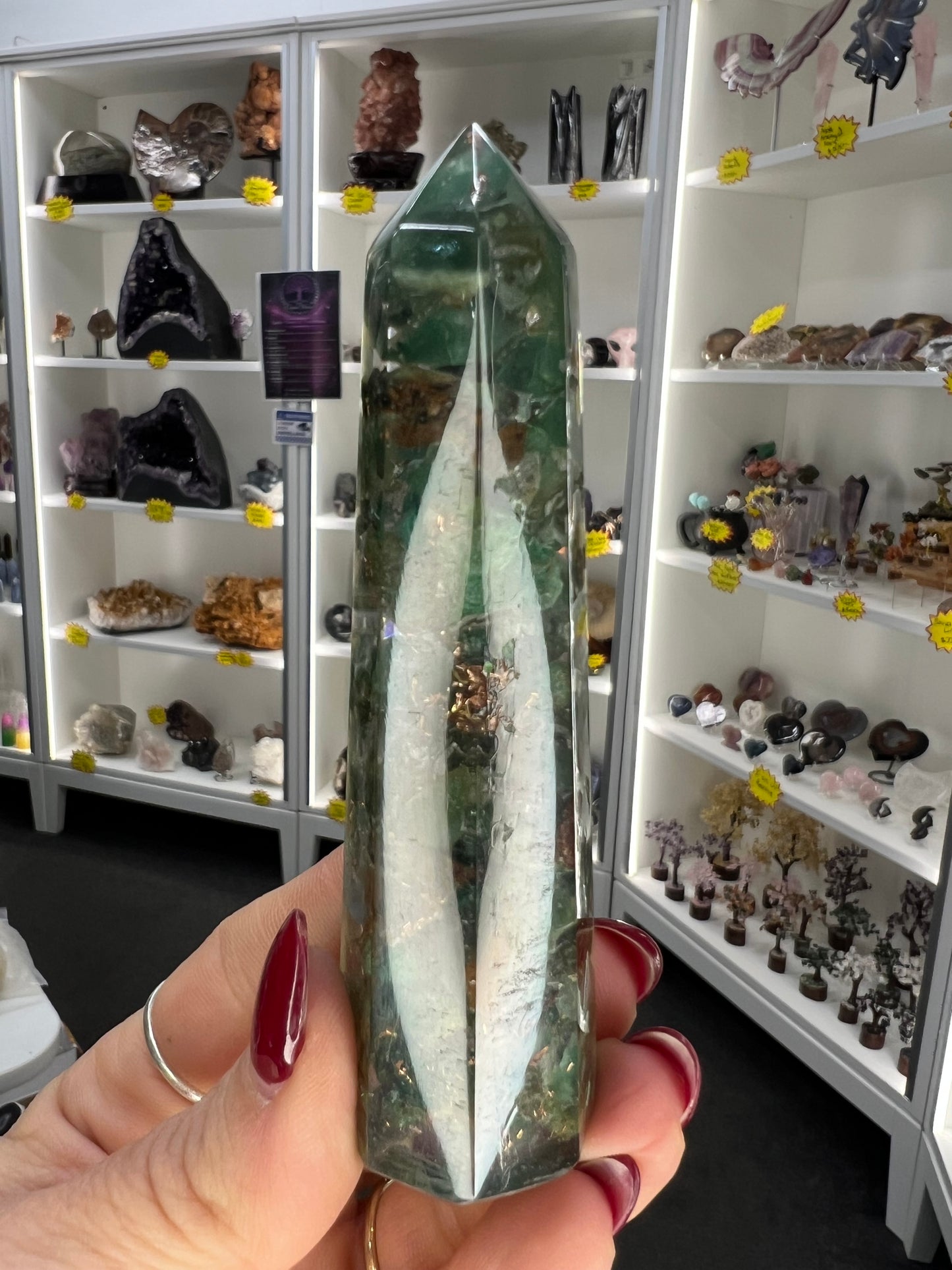 Green Aventurine Organite Tower