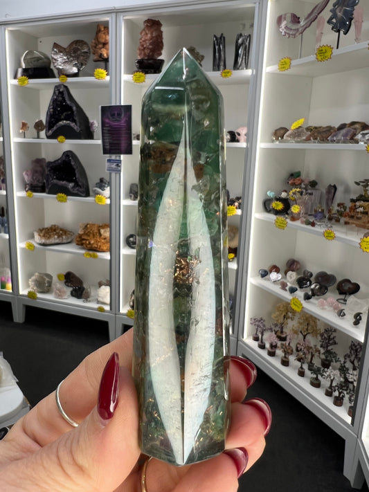 Green Aventurine Organite Tower