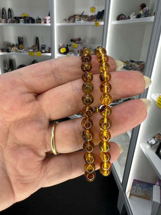 Amber 6mm Bracelet