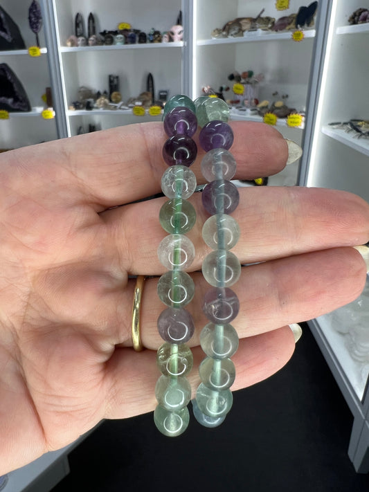 Fluorite 8mm Bracelet