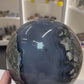 Huge Volcano Agate Sphere on Stand (UV Reactive)