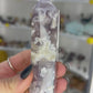Black Flower Agate Tower